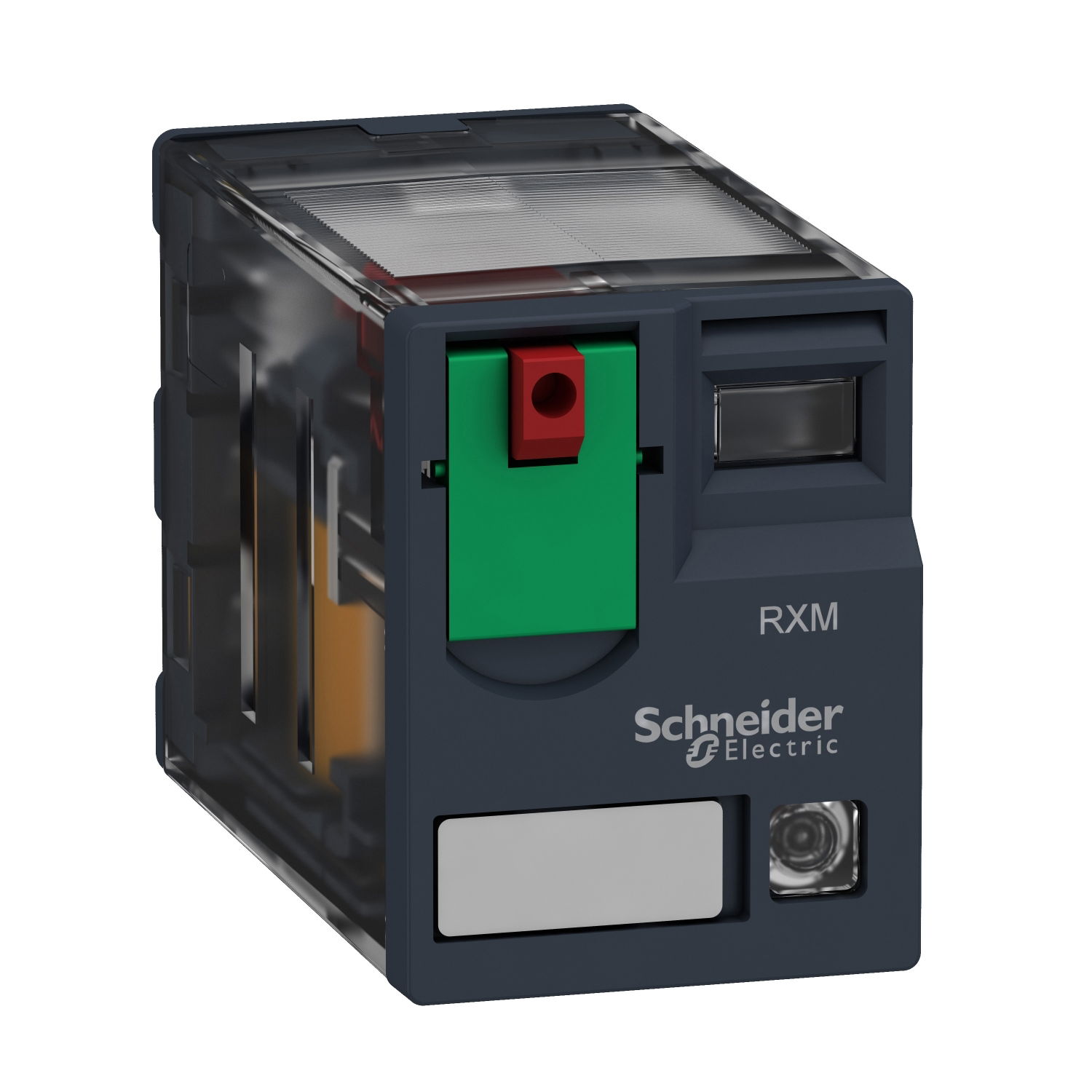 Miniature plug-in relay, 12 A, 2 CO, LED, 230 V AC