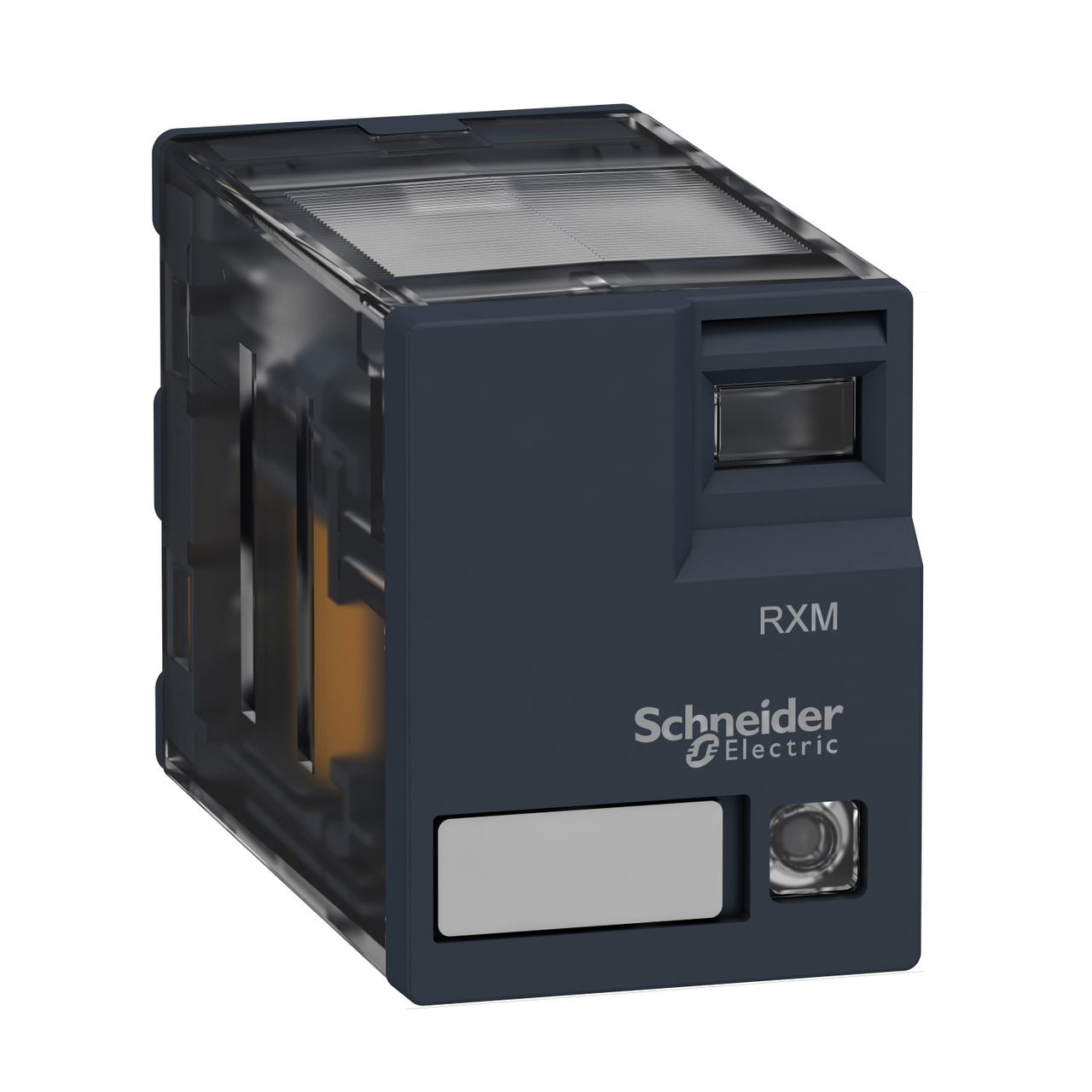 Miniature Plug-in relay - Harmony RXM 4 C/O 24 V DC 6 A with LED