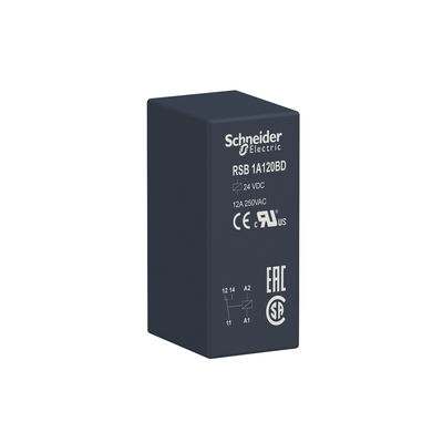 Interface plug-in relay, 12 A, 1 CO, 24 V DC