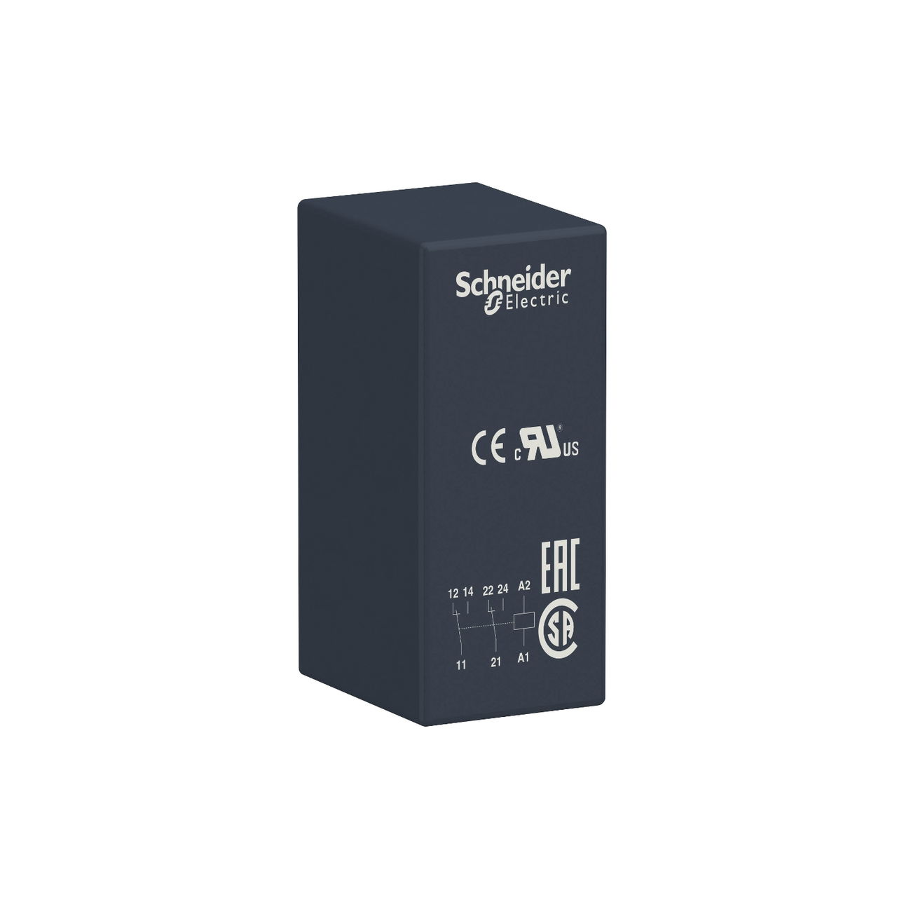 Interface plug-in relay, 8 A, 2 CO, 24 V DC