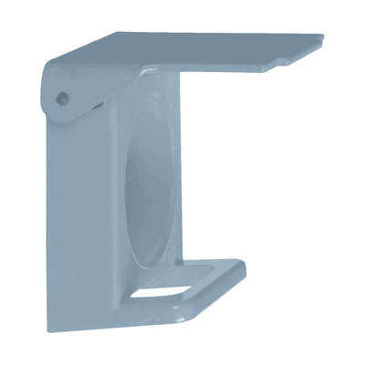 Blue padlockable flap for Ø22 flush pushbutton
