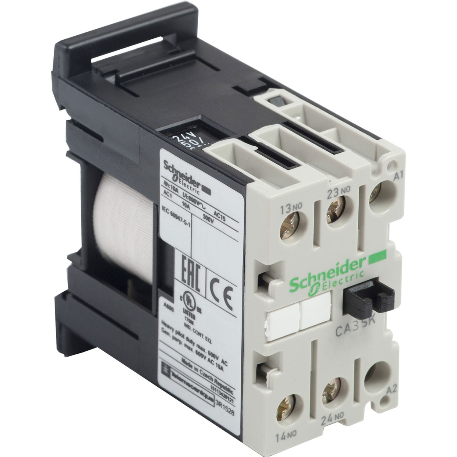 TeSys SK control relay - 2 NO - <= 690 V - 24 V DC standard coil