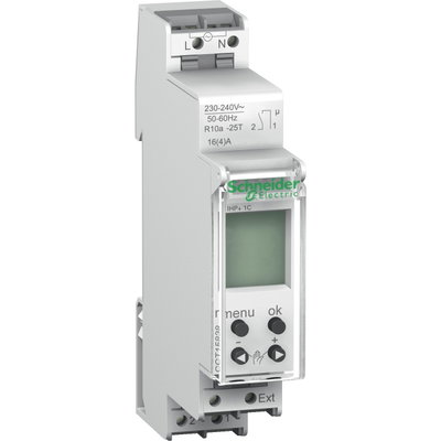 Acti9 - IHP+ 1C 18 mm digital time switch with weekly program