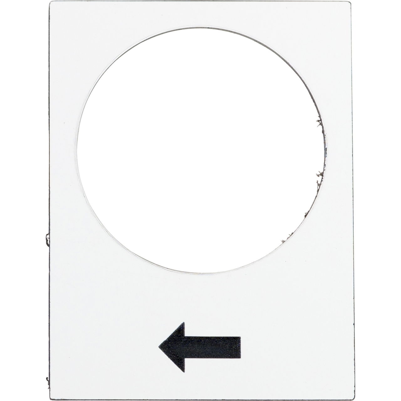Legend - 30 x 40 mm - white - raise or right, slow