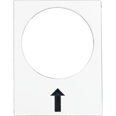 Legend - 30 x 40 mm - white - right, slow