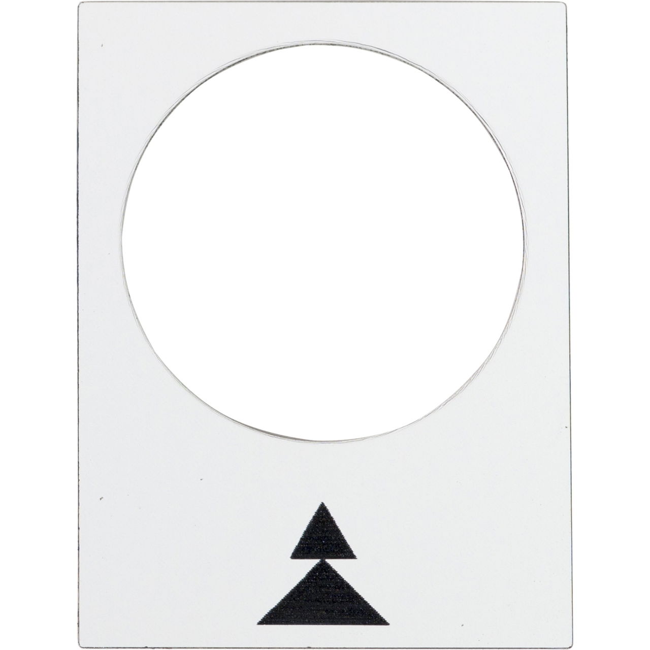 Legend - 30 x 40 mm - white - right, slow-fast