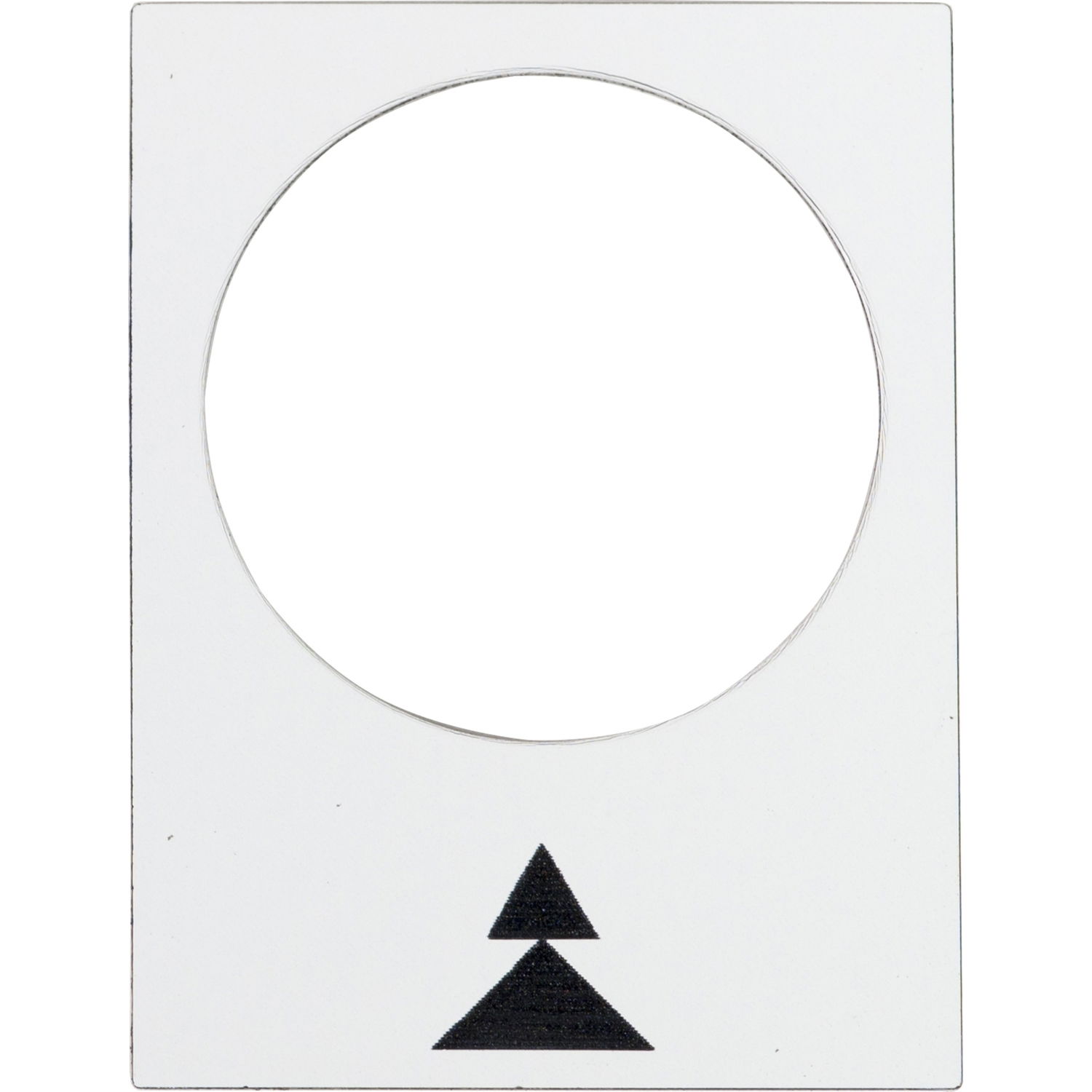 Legend - 30 x 40 mm - white - right, slow-fast