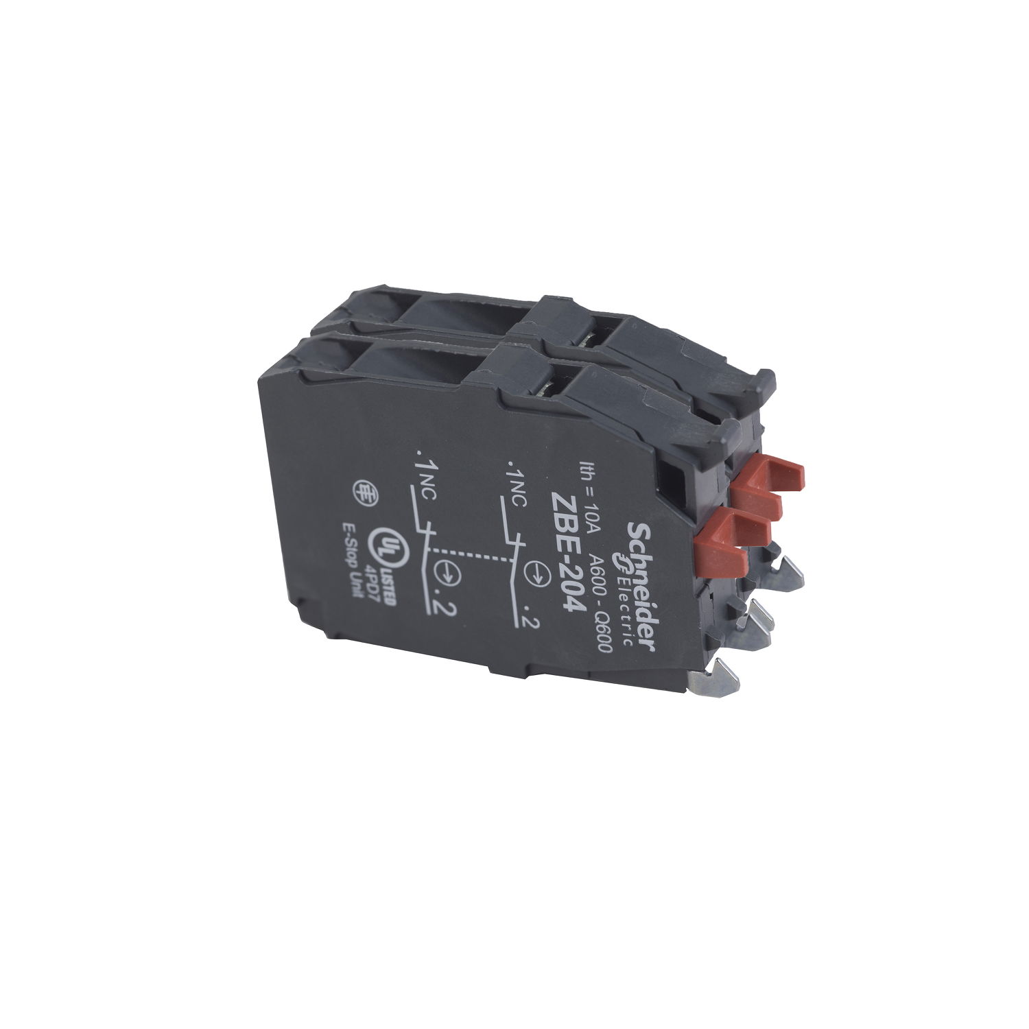 Double contact block's for head Ø22 2NC screw clamp terminal
