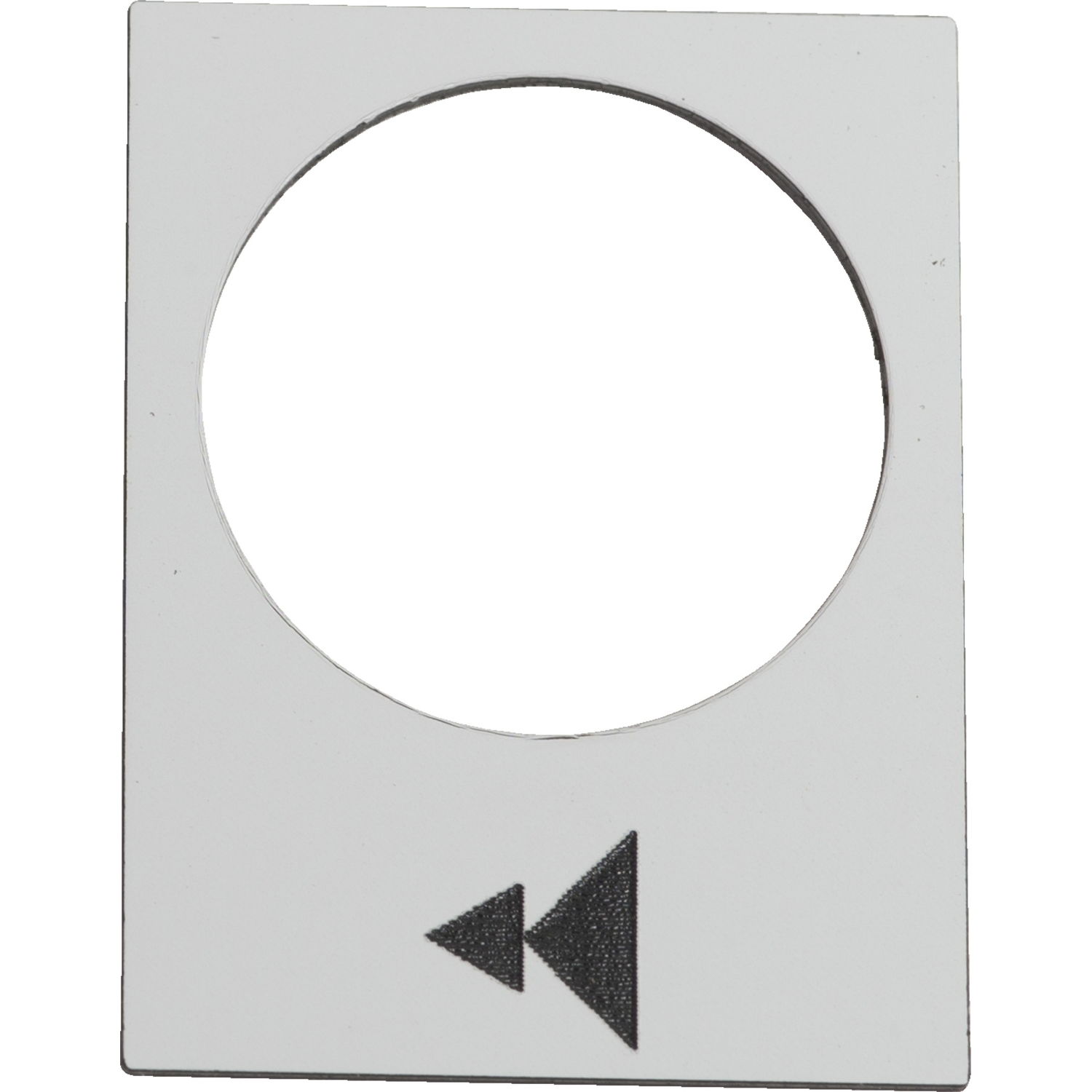 Legend - 30 x 40 mm - white - raise or right, slow-fast