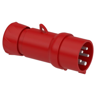 PratiKa wander plug - straight - 16 A - 3P + N + E - 380...415 V AC - IP44