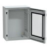 Wall-mounting enclosure polyester monobloc IP66 H747xW536xD300mm glazed door