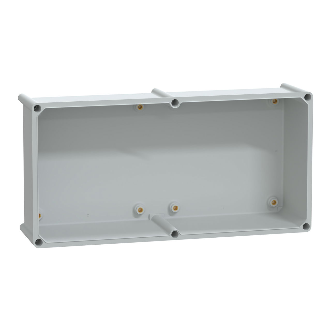 PLS box, polyester rear, transparent PC cover IP65 27x54x18cm – Image 2 of 3