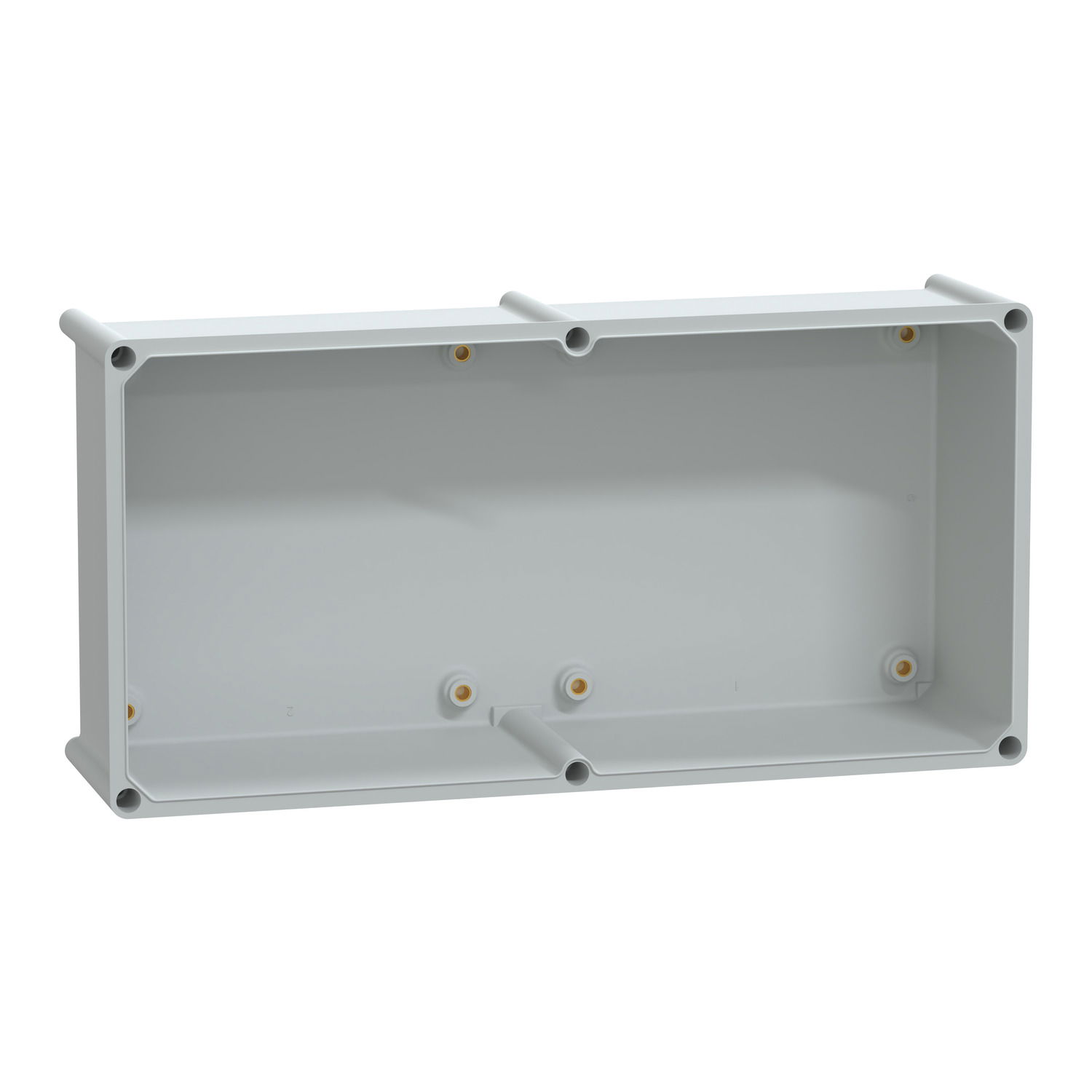 PLS box, polyester rear, transparent PC cover IP65 27x54x18cm – Image 2 of 3