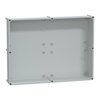 PLS box, polyester rear, opaque PC cover IP65 54x72x23cm