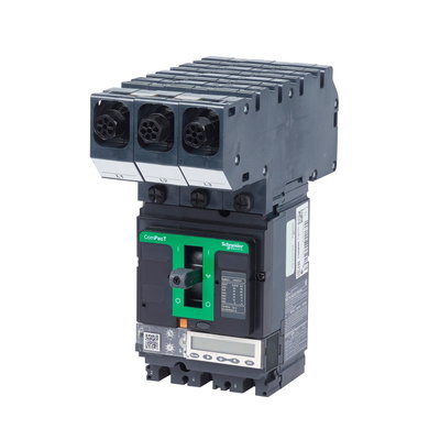 Molded case circuit breaker, PowerPacT 4, 3P, Icu 36kA, MicroLogic 5.2E electronic trip unit, 250A rating