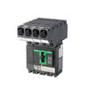 Molded case circuit breaker, PowerPacT 4, 4P, Icu 36kA, MicroLogic 5.2E electronic trip unit, 100A rating