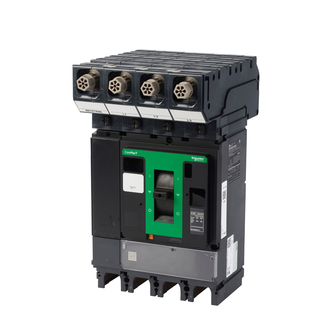 Switch disconnector, PowerPacT 4, 4 poles, 400A