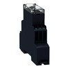 Modular timing relay, 8 A, 1 CO, 1 s..100 h, on delay, 24...240 V AC