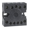 IP20 socket with screw terminal connections on rear face
