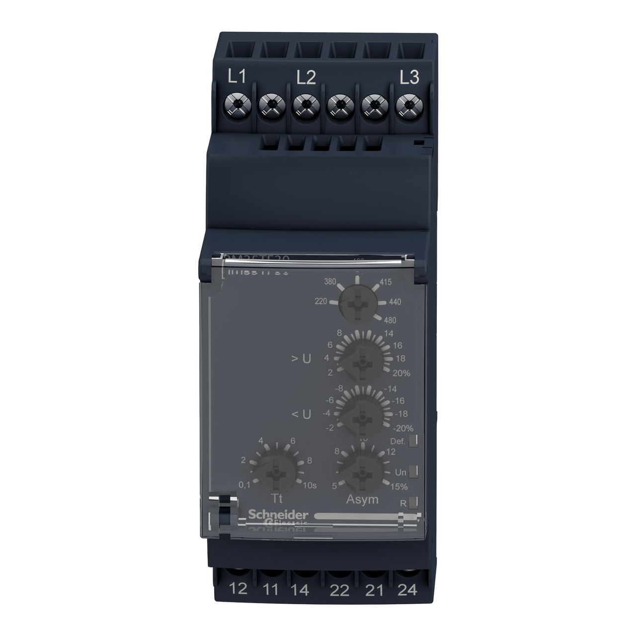 Modular 3-phase voltage control relay, 5 A, 2 CO, 120…277 V AC – Image 4 of 9