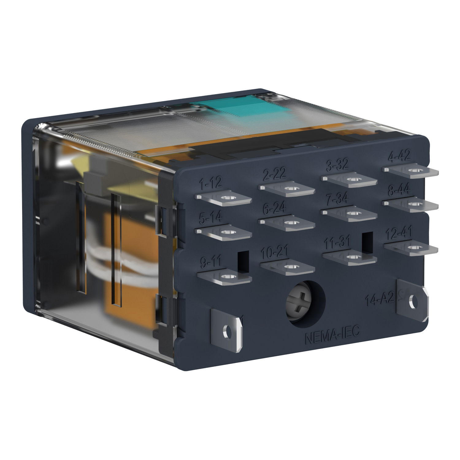 Power plug-in relay, 15 A, 4 CO, 24 V DC – Image 2 of 7