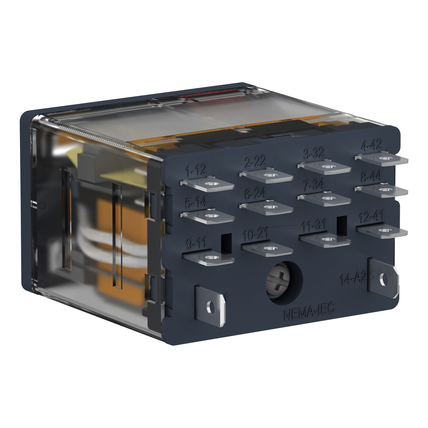 Power plug-in relay, 15 A, 4 CO, with LED, 24 V AC – Image 2 of 10