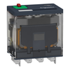 Power plug-in relay, 15 A, 4 CO, with LED, 24 V AC