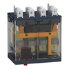 Power plug-in relay, 15 A, 4 CO, with LED, 24 V AC