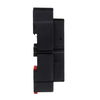 Socket, mixed contact, 16 A, relay type RPM1, screw clamp terminals, 250 V AC