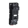 Socket, mixed contact, 16 A, relay type RPM2, screw clamp terminals, 250 V AC