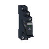 Harmony, Interface plug-in relay pre-assembled, 10 A, 1 CO, with LED, with protection circuit, 230 V AC