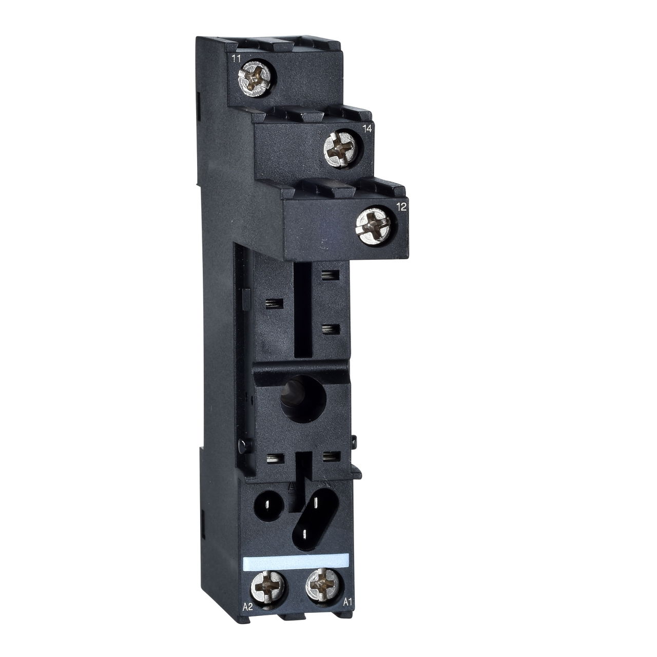 Socket, separate contact, 12 A, relay type RSB, screw connector, 250 V AC