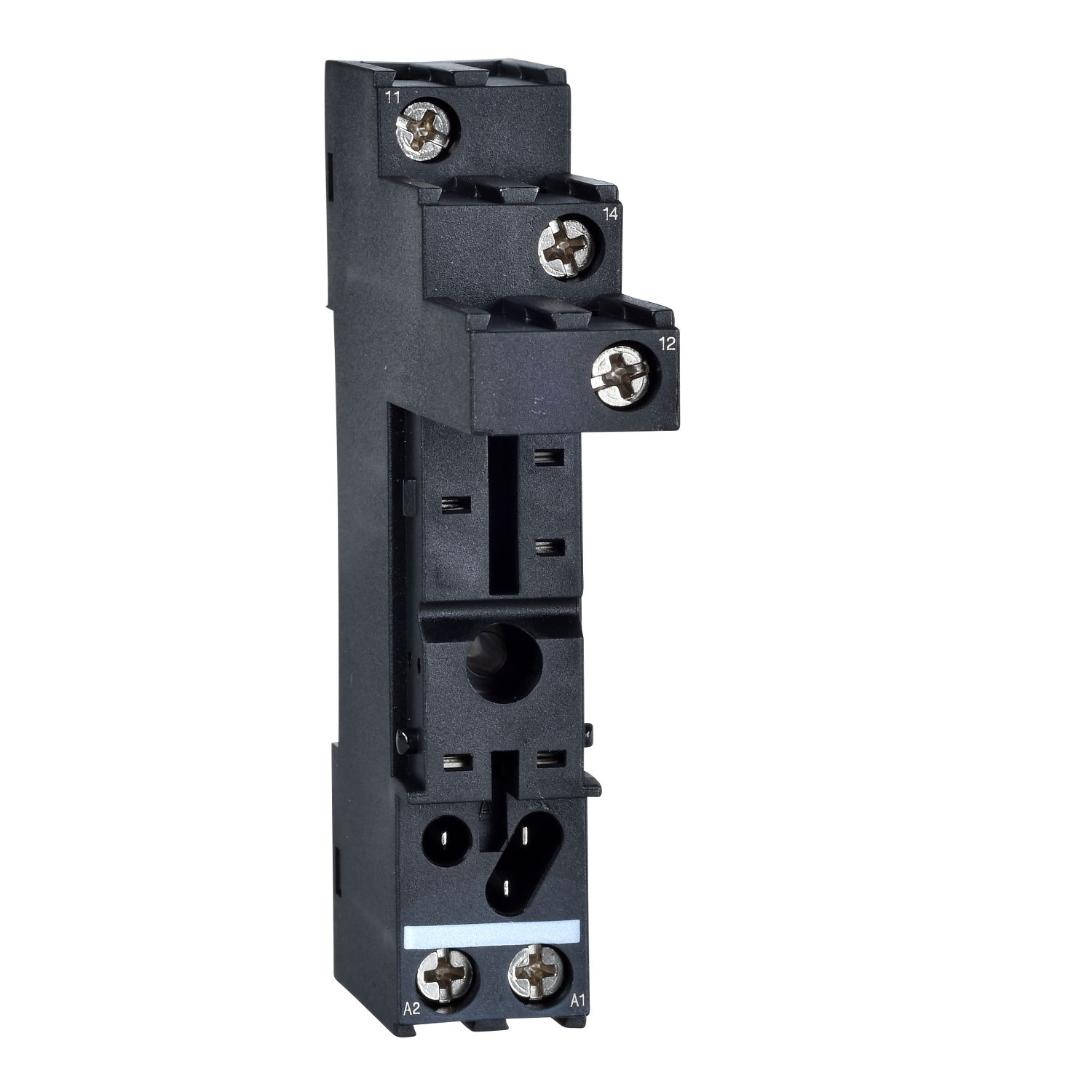 Socket, separate contact, 12 A, relay type RSB, screw connector, 250 V AC