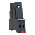 Interface-Relais 1W 12A 24VAC Sockel Bügel Varistor Schild montiert