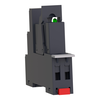 Harmony, Interface plug-in relay pre-assembled, 12 A, 1 CO, with LED, with protection circuit, 230 V AC