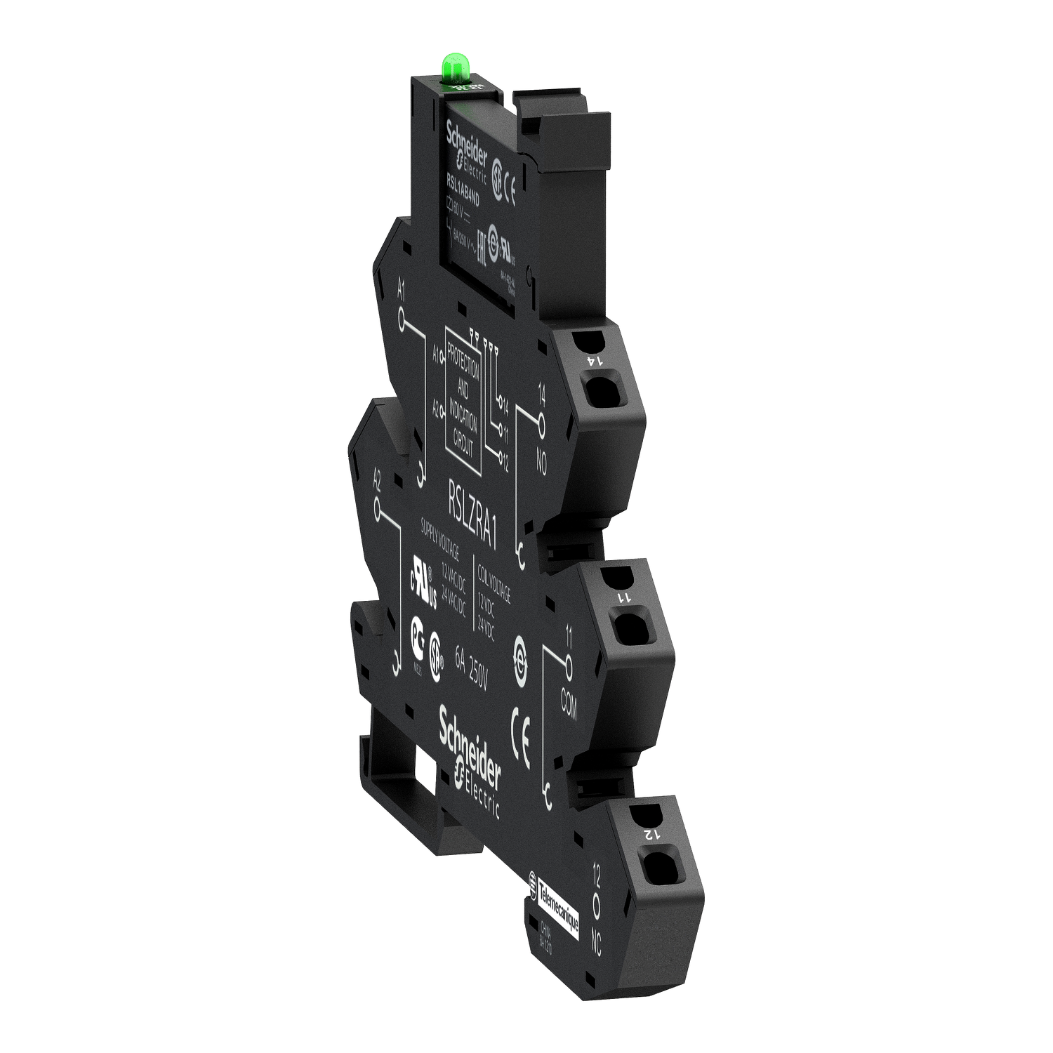 Interface plug-in relay, 6 A, 1 CO, with LED, 24 V DC – Image 3 of 10