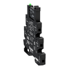 Slim interface relay pre-assembled, 6 A, 1 CO, LED, protection module, spring terminal, 24 V AC