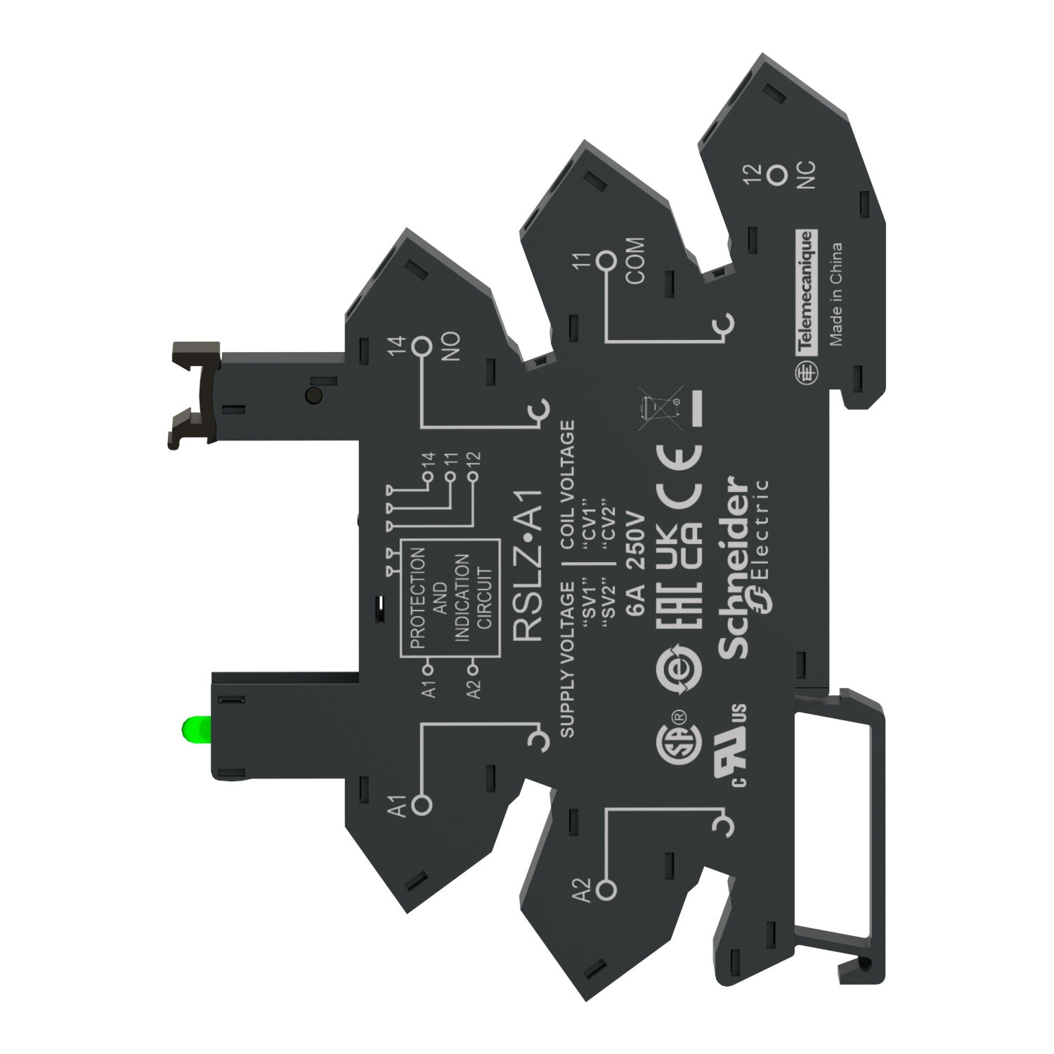 Spring socket equipped with LED and protection circuit, 230 V – Image 7 of 10
