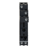 Socket, separate contact, 12 A, relay type RSB, screw connector, 250 V AC