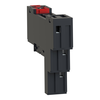 Socket, separate contact, 12 A, relay type RSB, screw connector, 250 V AC