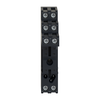 Socket, separate contact, 10 A, relay type RSB, screw connector, 250 V AC