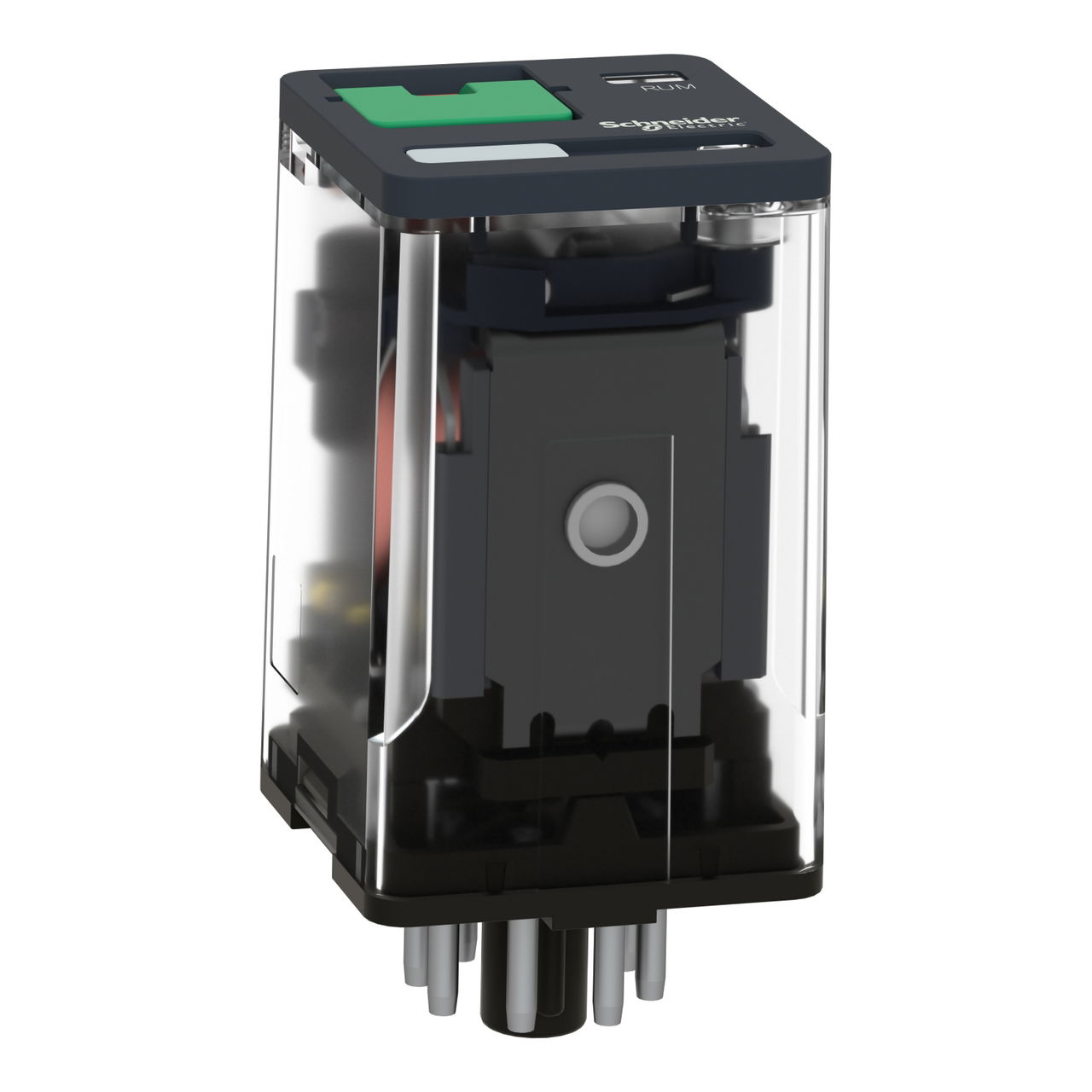 Universal plug-in relay - Harmony RUM - 2 C/O - 24 V AC - 10 A - with LED – Image 3 of 10