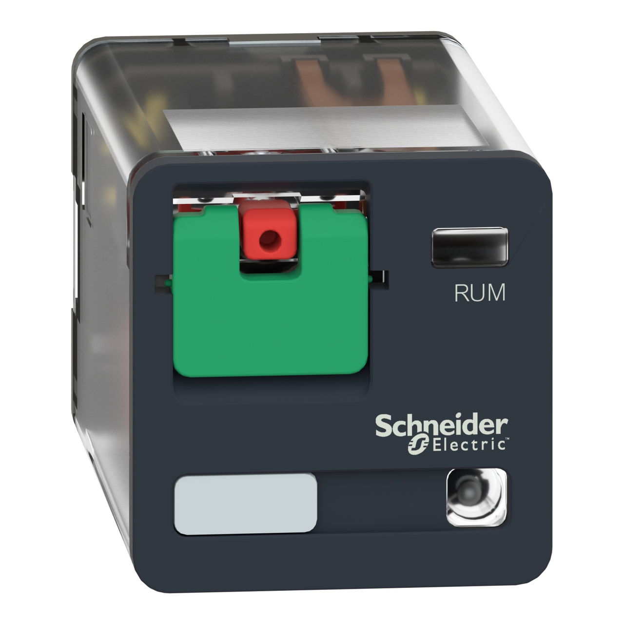 Universal plug-in relay - Harmony RUM - 2 C/O - 24 V AC - 10 A - with LED – Image 4 of 10