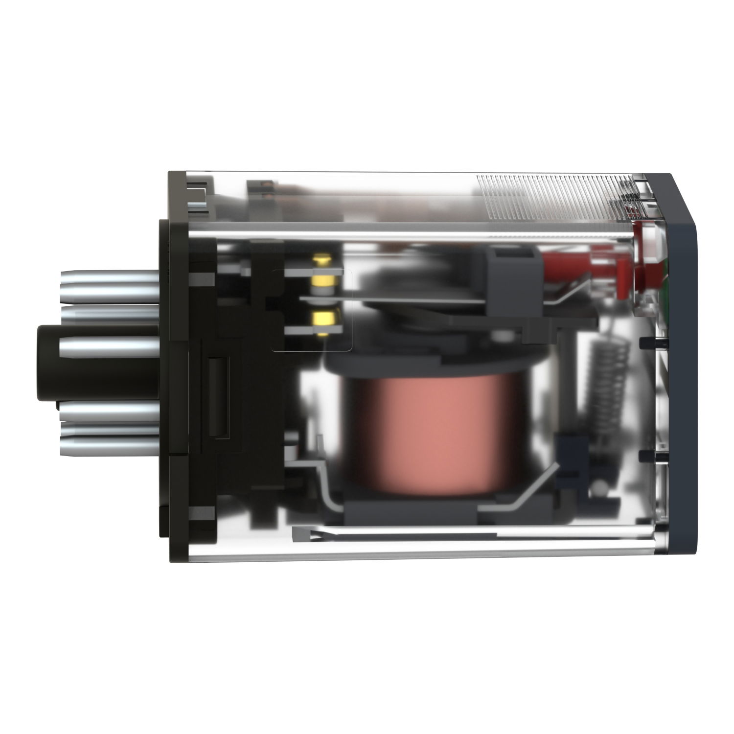 Universal plug-in relay - Harmony RUM - 2 C/O - 24 V AC - 10 A - with LED – Image 6 of 10