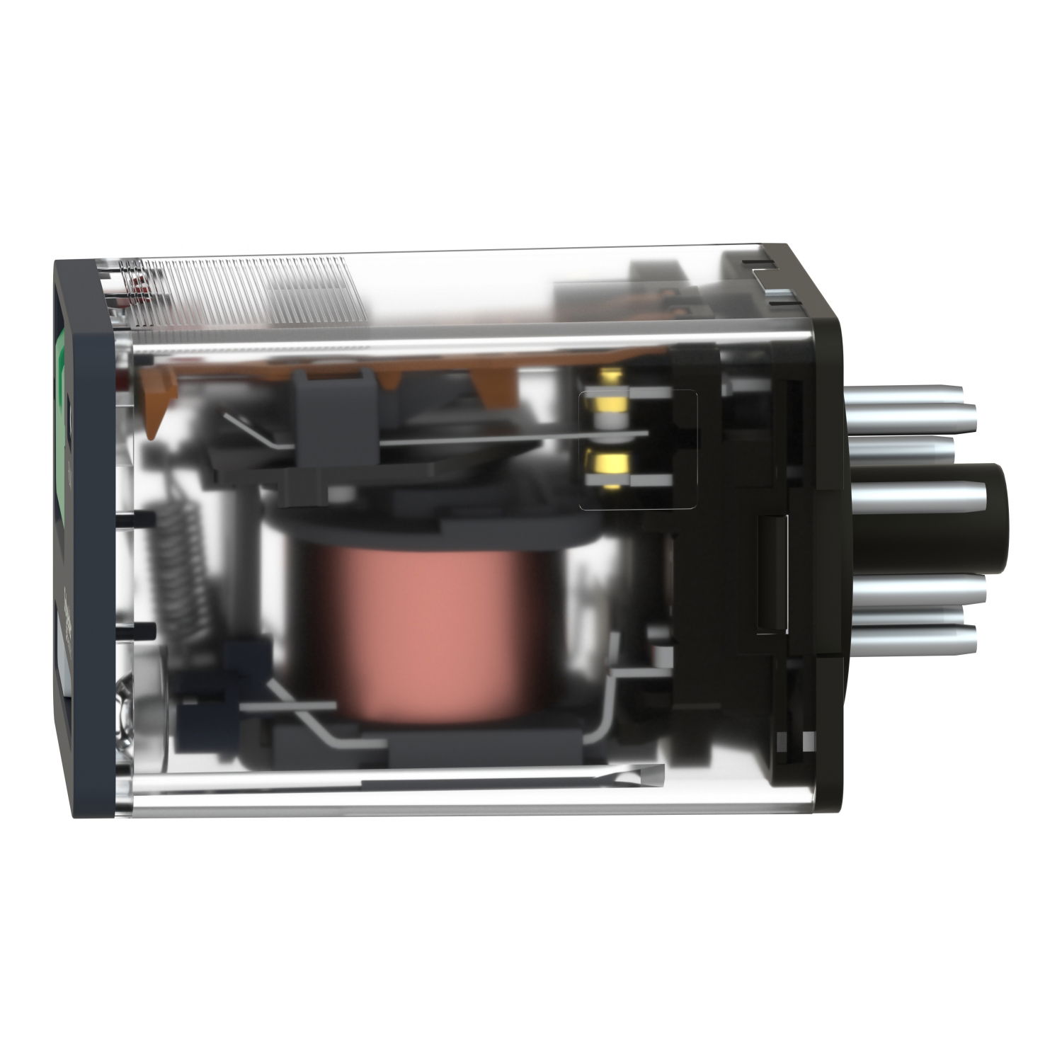 Universal plug-in relay - Harmony RUM - 2 C/O - 24 V AC - 10 A - with LED – Image 7 of 10