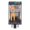 Universal plug-in relay - Harmony RUM - 2 C/O - 120 V AC - 10 A - with LED