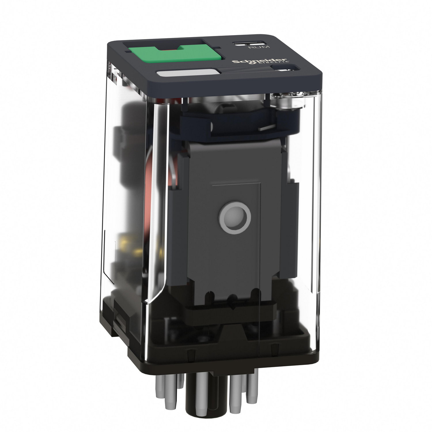 Universal plug-in relay - Harmony RUM - 3 C/O - 120 V AC - 10 A - with LED – Image 3 of 10