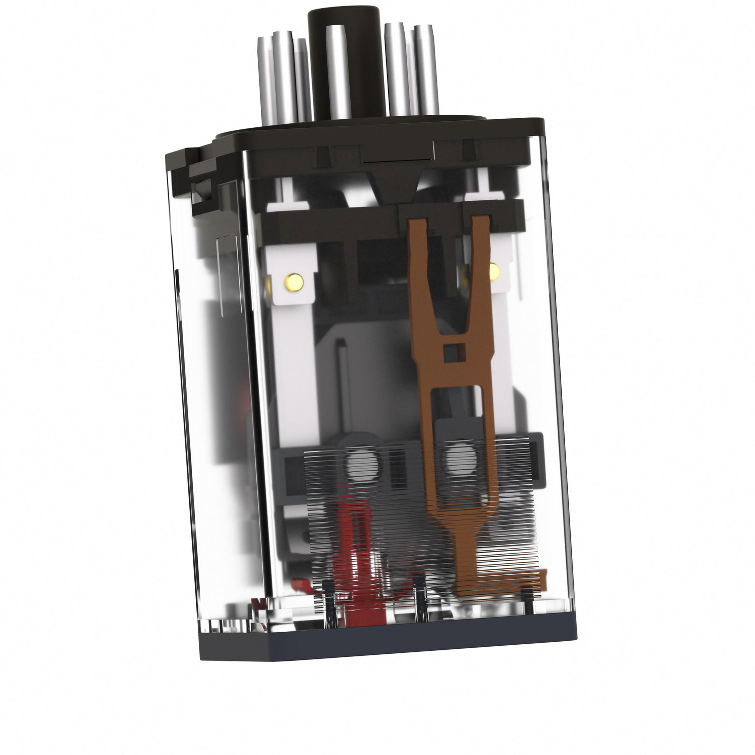 Universal plug-in relay - Harmony RUM - 3 C/O - 120 V AC - 10 A - with LED – Image 5 of 10