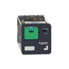 Harmony, Universal plug-in relay, 10 A, 3 CO, with LED, with lockable test button, 12 V DC