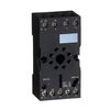 Socket, mixed contact, 10 A, relay type RUMC2, screw connector, 250 V AC